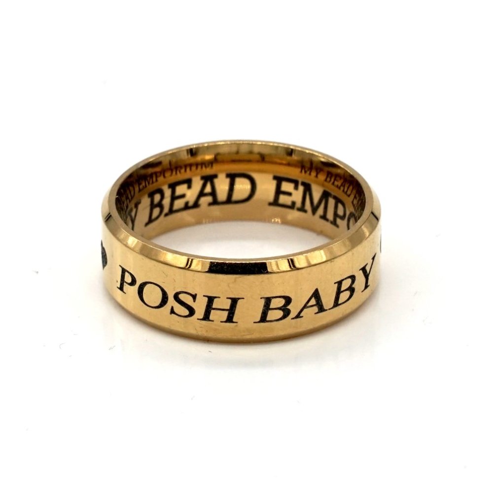 Men's Titanium marking rings. - Picture 2 of 7